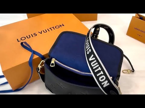 Louis Vuitton Diane Bicolore Tourterelle Creme Monogram Empreinte