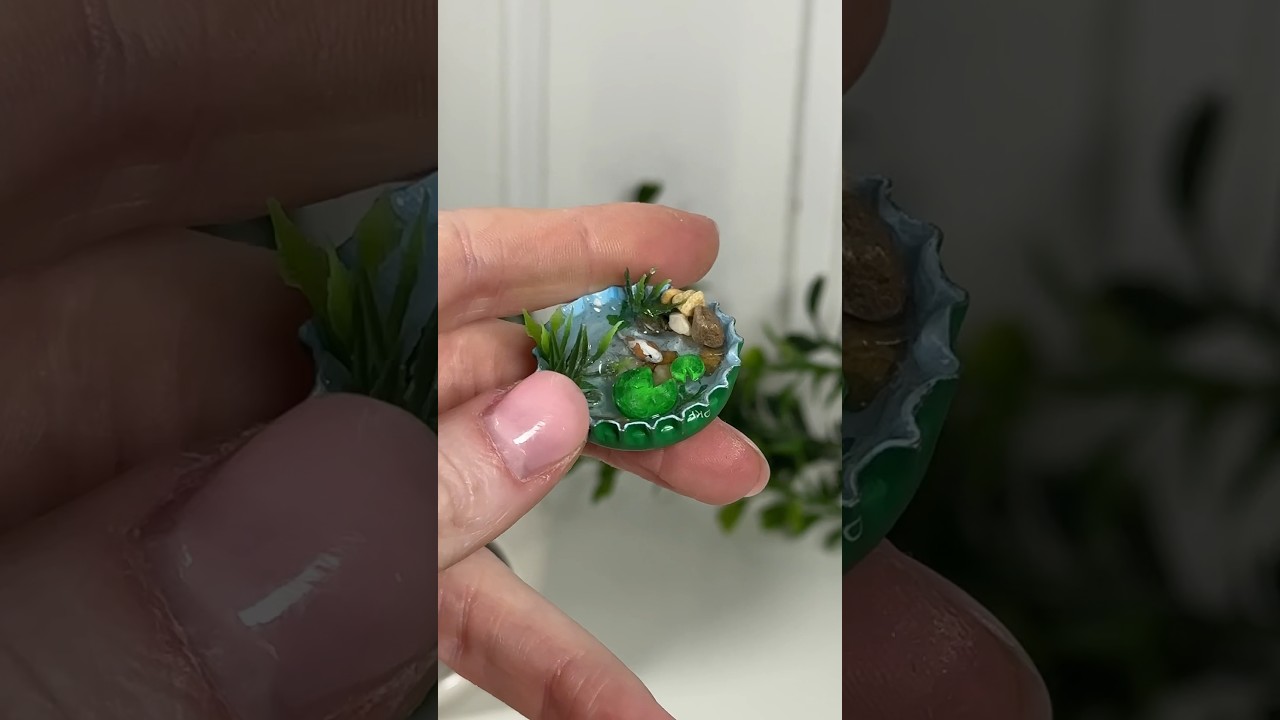 Wir upcyclen heute einen unscheinbaren Kronkorken in einen 