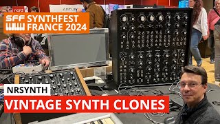 NRSynth Vintage Synth Clones/Replicas (Moog Modular, Oberheim SEM) | SynthFest France 2024