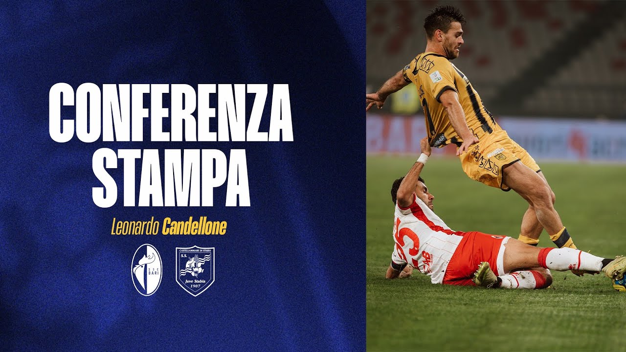 Conferenza Stampa Post Partita | Leonardo Candellone | Bari - Juve Stabia