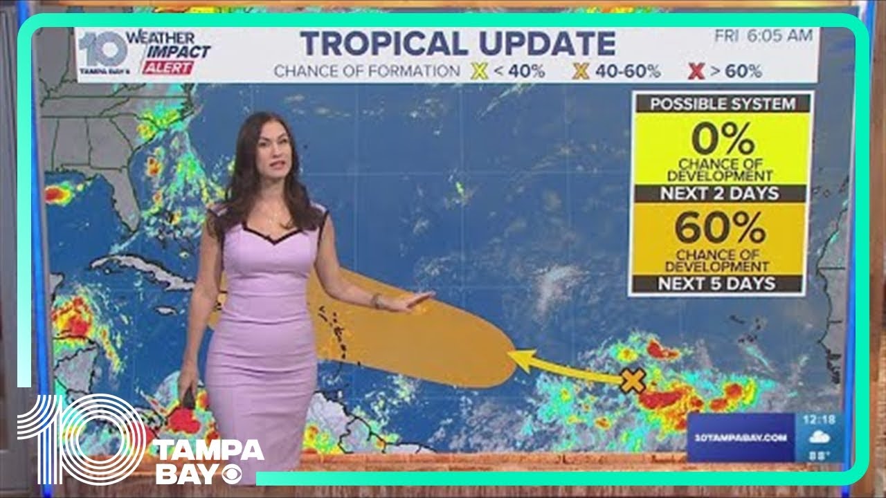 Tracking the Tropics: Wave in the Atlantic has a 60% chance of ...