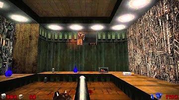 Doom Ultimate (jDoom) 100% walkthrough - Level E2M7 all secrets (HD)
