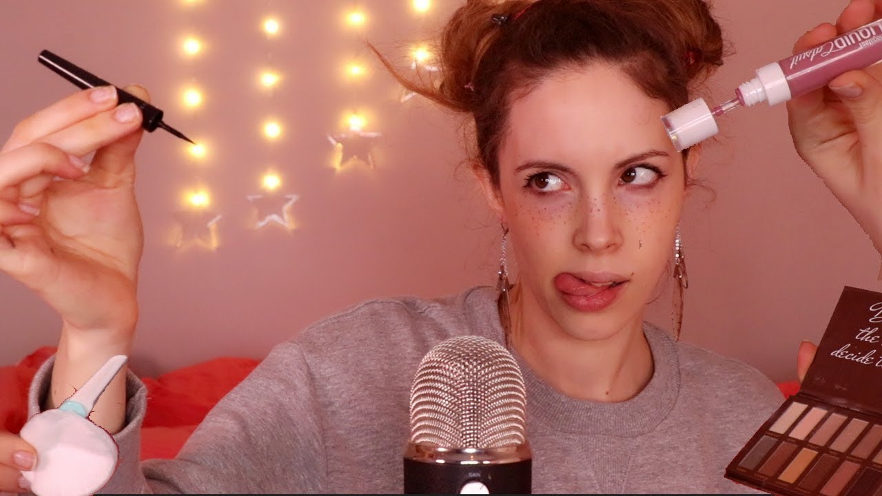 Fast and Aggressive ASMR Doing Your Makeup