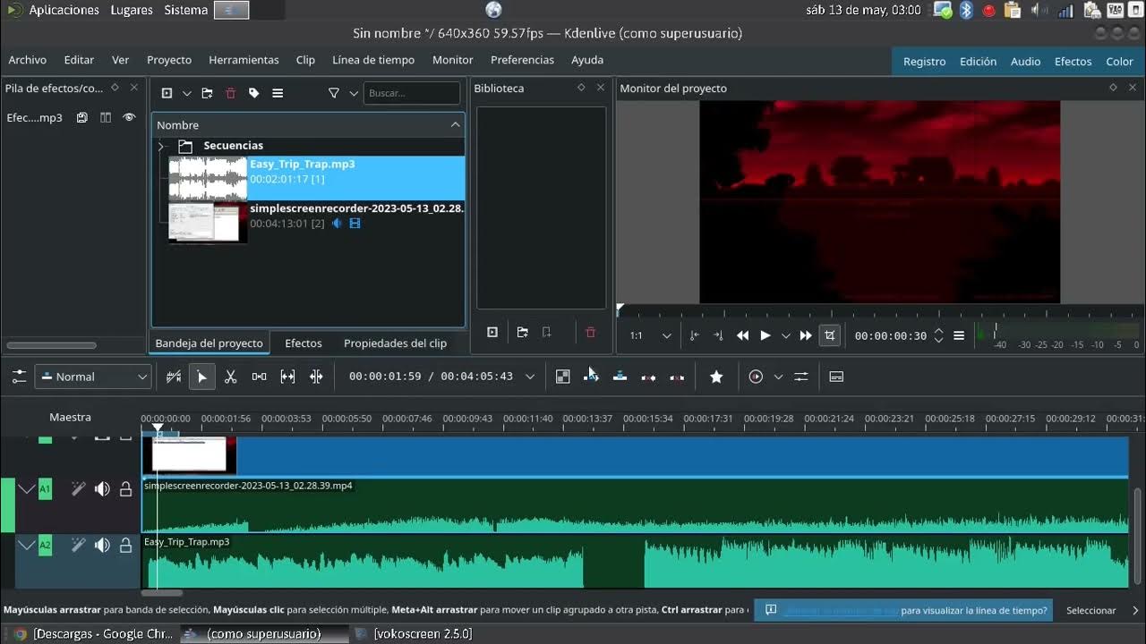 como utilizar kdenlive YouTube