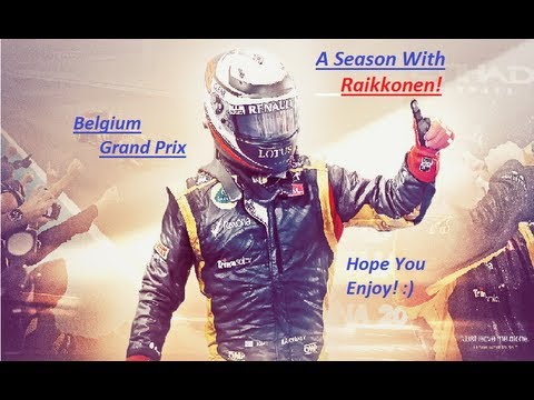 Formula 1 season with RAIKKONEN (Belgium GP)