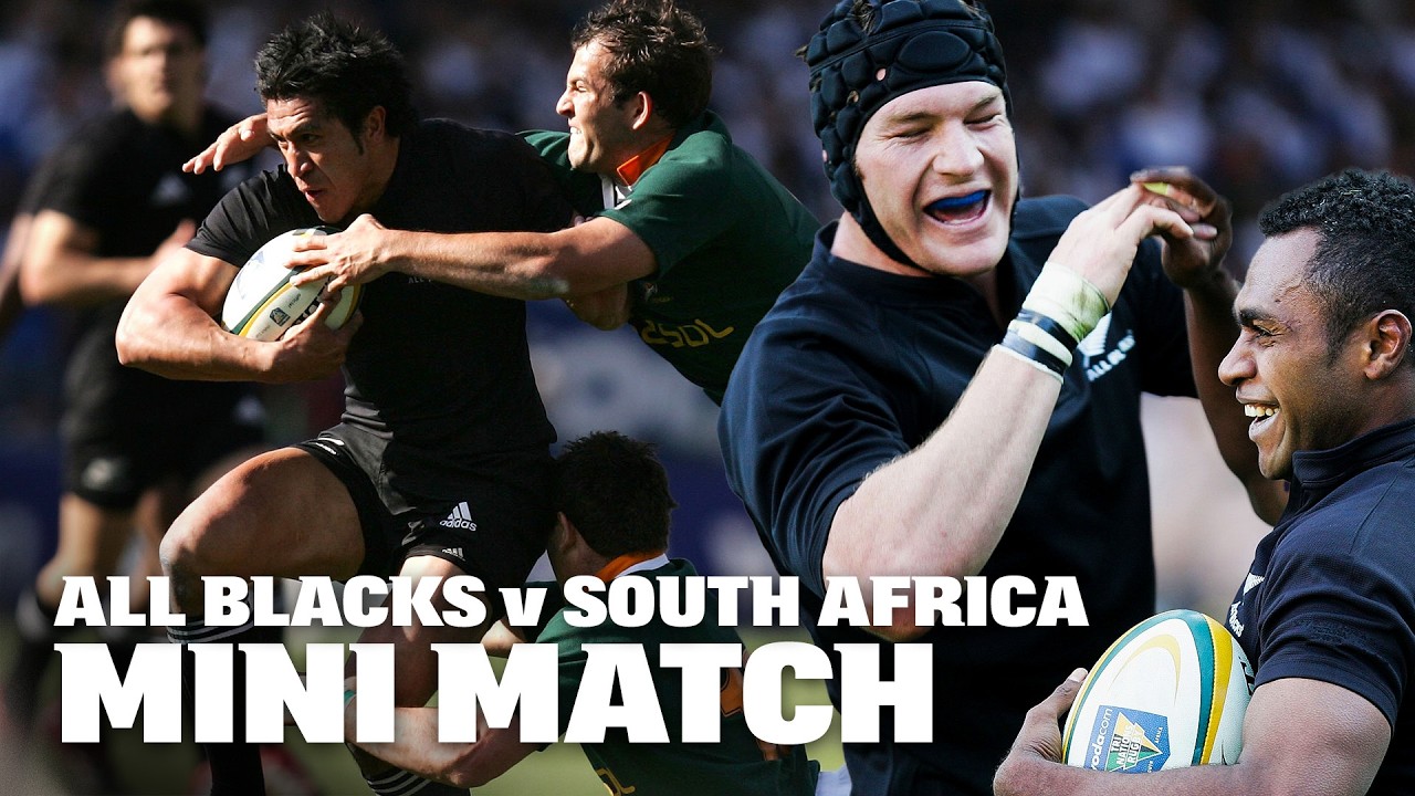 【まこと】オールブラックス BLK Springboks The Game That Decided the Freedom Cup | All Blacks vs Springboks