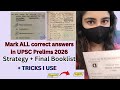 UPSC Prelims 2026 strategy and booklist for beginners with pyqs!