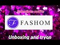 Fashom unboxing and tryon. #fashom, #southernyankee, #trybeforeyoubuy,