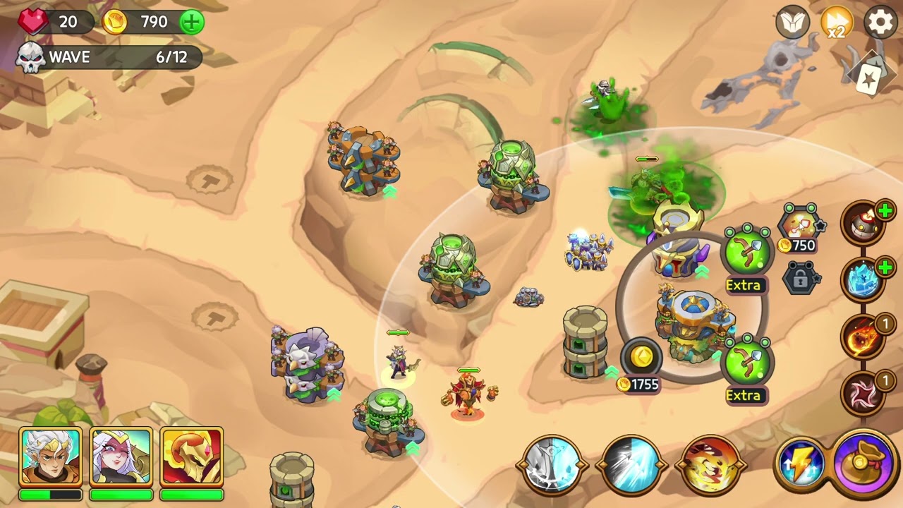 King Of Defense III Stage 29 - Hot Sand Maze [NORMAL]