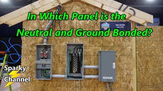 In Which Panel are the Neutral and Ground Bonded?