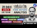 The Hindu Editorial Today | The hindu vocabulary in Hindi | #thehinduanalysis #englishvocabulary