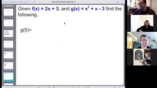 Video 2 Review Functions Function Notation