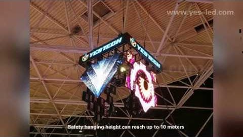How to hang install led display?