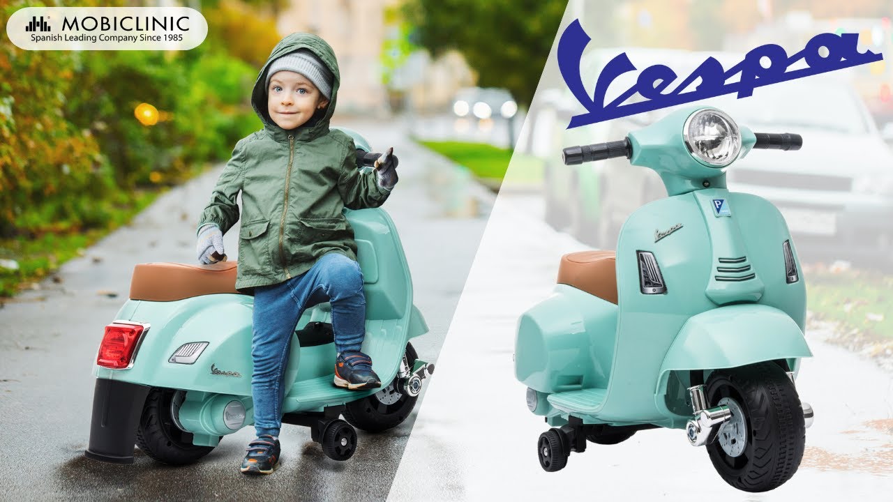 Scooter Électrique Vespa 6V - Rose