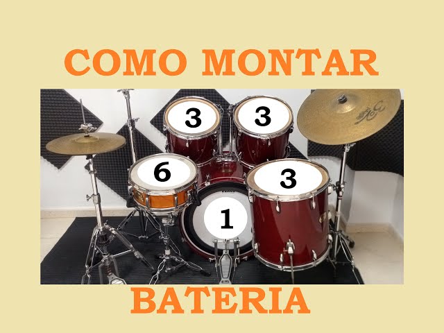 Como montar la batería acústica 