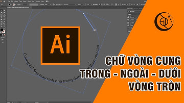 Tạo chữ vòng cung circle trong Adobe Illustrator