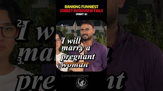Ranking Funniest Street Interview Fails (Part 4) #shorts #ranked #ranking