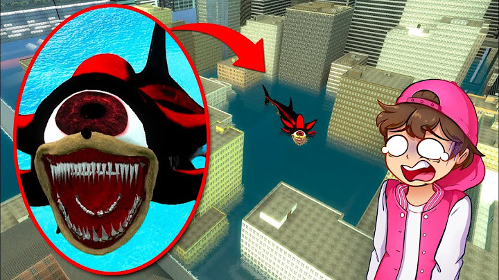 Un DRON capta a SHADOW MEGALODON SHIN TAPES en la CIUDAD INUNDADA