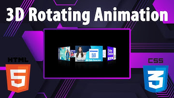 CSS3 3D Rotation Animation Effects - Html CSS Animation Tutorial