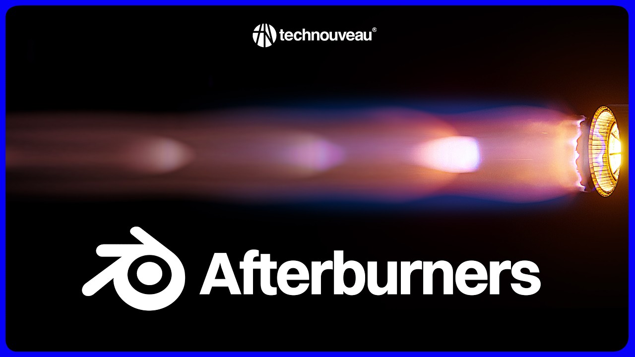 The easiest way to make afterburners in Blender 3D