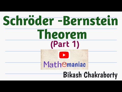 Schroeder-Bernstein Theorem_Part-1