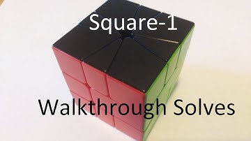 12 Square-1 Walkthrough Solves with CSP