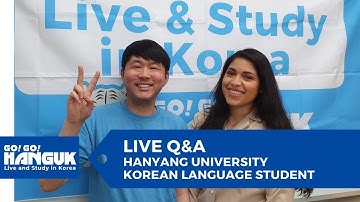 Live Q&A - Hanyang University Korean Language Student