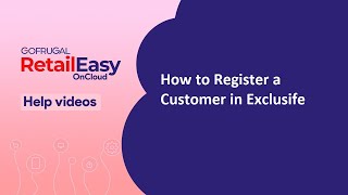 How to Register a Customer in Retail Easy on Cloud (Exclusife) screenshot 5