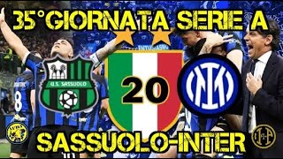 35°GIORNATA: SASSUOLO-INTER | ⭐⭐⚫🔵⚫🔵⚫🔵