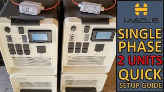 Apollo 5K Setup Guide for SINGLE Phase with Two Units 6kw Output by Minute Man Prep 1,102 views 5 months ago 6 minutes, 35 seconds