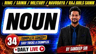 Noun for Sainik School & RIMC Entrance Exam | English by Sandeep Sir