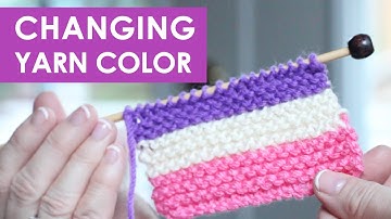 How to Change Yarn in Knitting