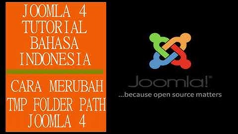JOOMLA4 - CARA MERUBAH TEMPORARY FOLDER PATH PADA CMS JOOMLA 4