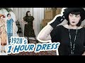 How to make a 1920s dress  making the 1 hour dress a sewing diary