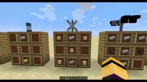 Minecraft Railroad Crossing