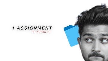 1 assignment | @TharunSpeaks  NOT JUST A VIDEO EDITING COHORT