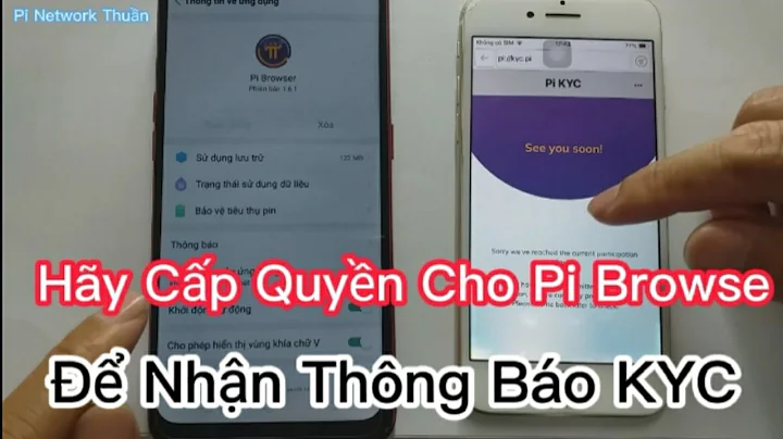 Hãy Cấp Quyền Truy Cập Vào Camera  Cho Pi Browse Để Nhận Thông Báo KYC Ngay/ Pi Network Thuần