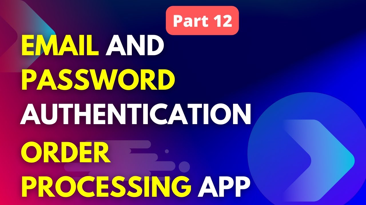 Email and Password Authentication Firebase Flutter in Hindi | Order ...