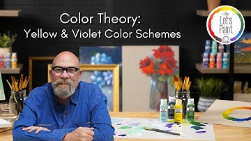 Learn to Paint: Color Theory on Yellow & Violet Complimentary Color Schemes