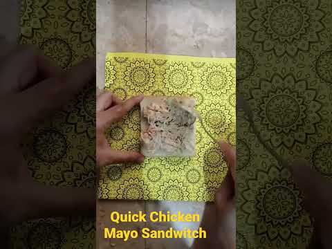 Easy Mayo Chicken Sandwich # Shorts #Viral #easy #recipe  @bjkitchenflavour