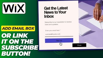 How to Add E-Mail Subscription Box on WIX | Manage Email Submission on WIX! - 2025 (Full Guide)