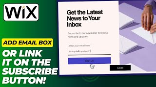 How To Add E-Mail Subscription Box On Wix Manage Email Submission On Wix - 2026 Full Guide