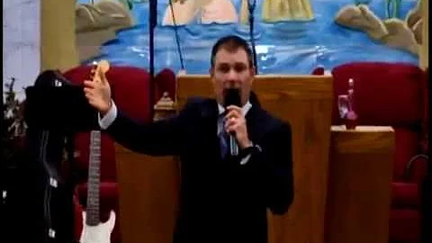 Evangelist Terry Holiday preaches the message titl...