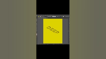 Isometric 3D Text Effect in Illustrator | "DEEP" Style Design