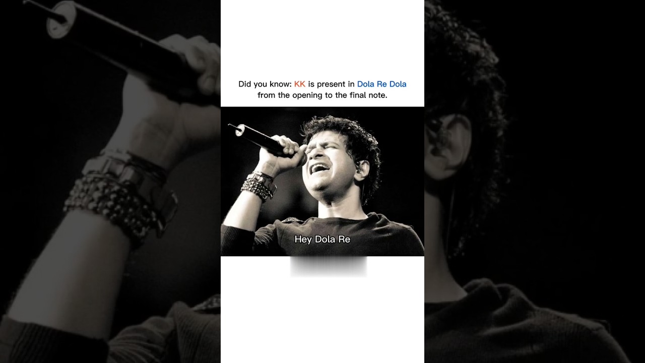 🙏 kk is present in "Dola Re Dola" from the opening to the final note | Devdas ❤️💫