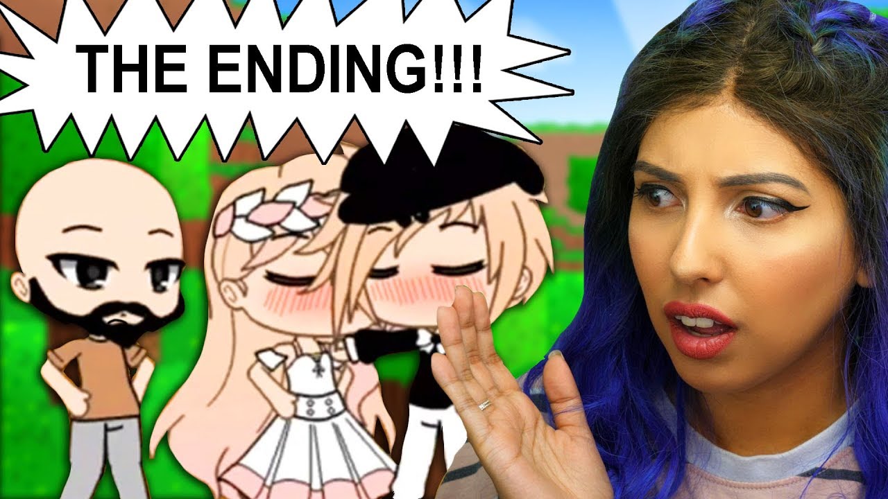 gacha studio roleplay videos We Met In MINECRAFT! PART 3: The End! | Gacha Life Story Reaction