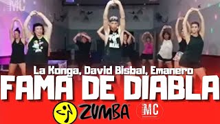 FAMA DE DIABLA, La konga, Emanero, David Bisbal - ZUMBA COREOGRAFÍA MATY CINGOLANI