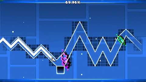 (Another filler upload) Geometry Dash - Galaxy Collapse Wave Buffed ! (SPEEDHACKED/NOCLIP)