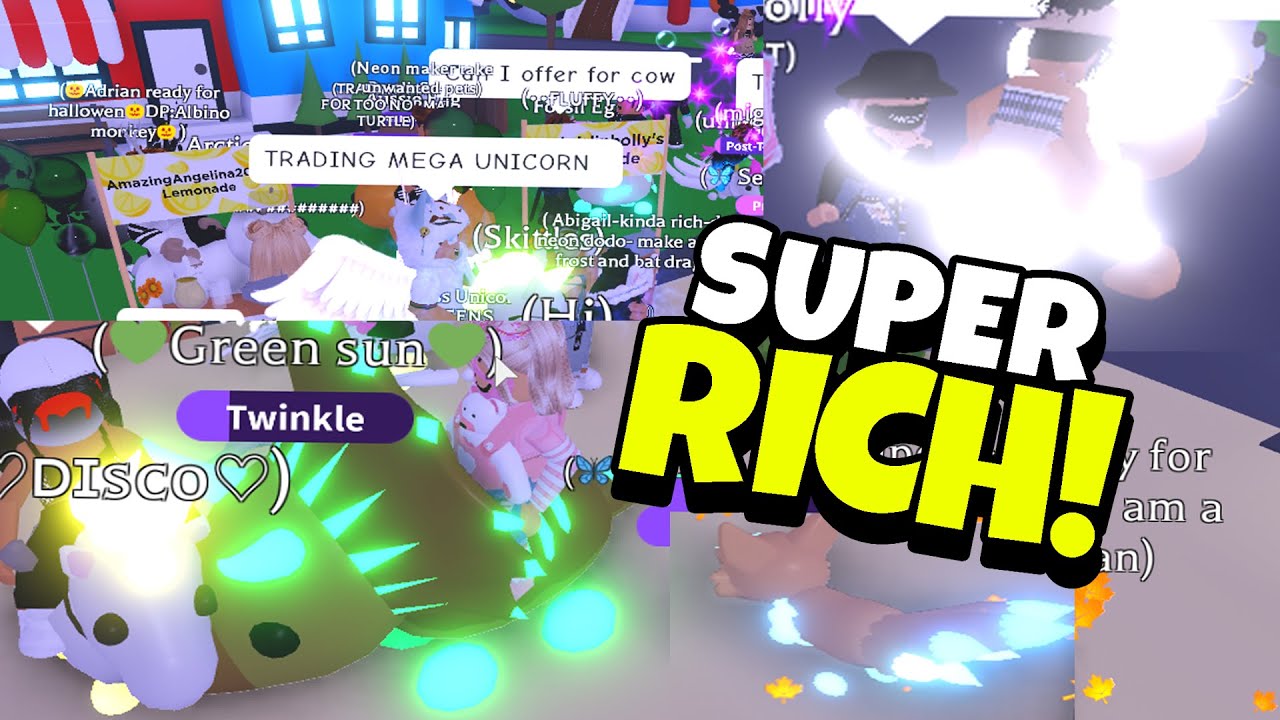 I Joined A SUPER RICH TRADING server in ADOPT ME! (ROBLOX) 