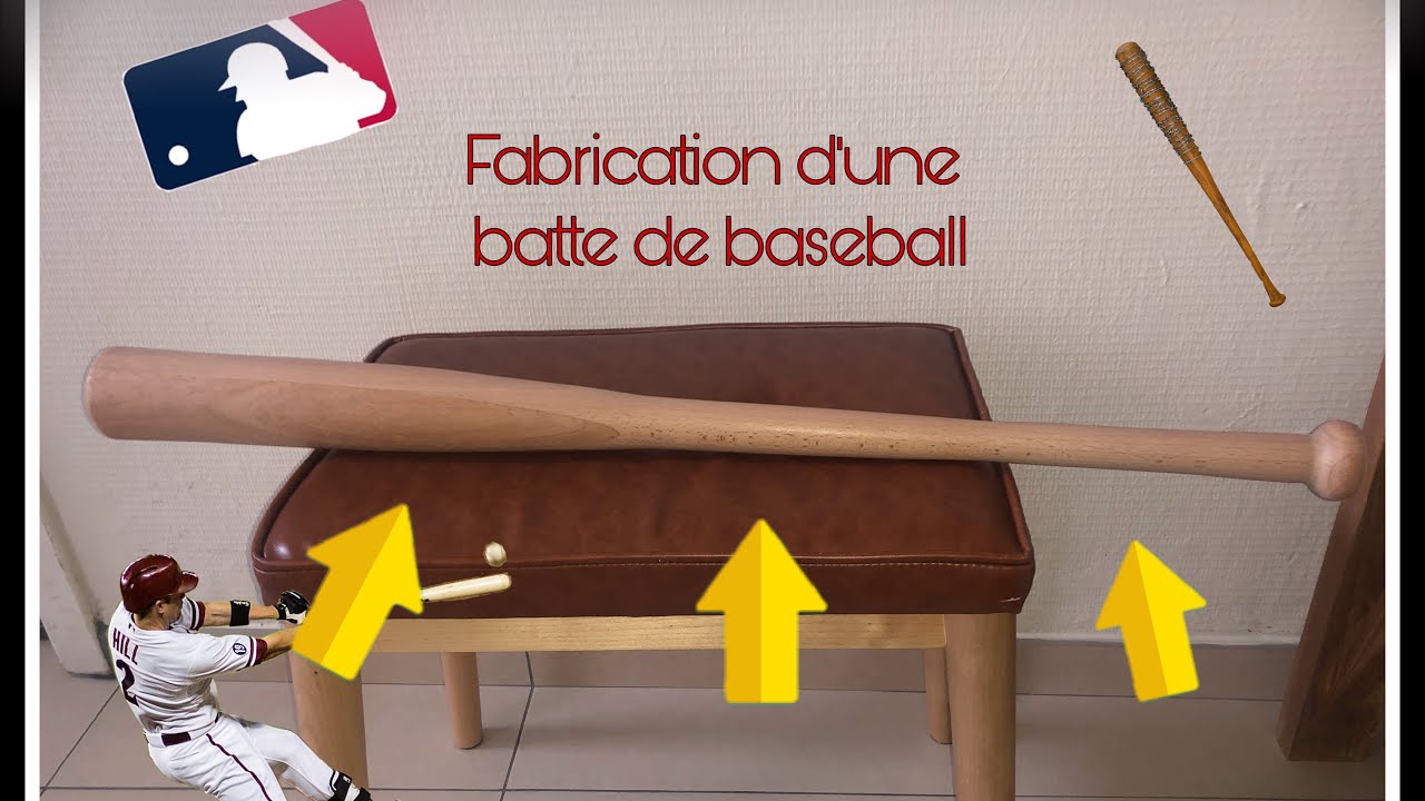 Fabriquer une batte de baseball / make a baseball bat ! DIY tour à